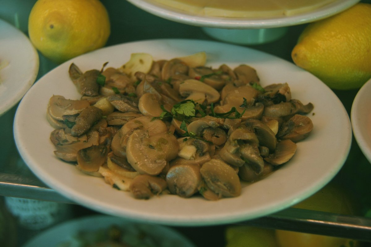 Champiñones al ajillo en AirFryer