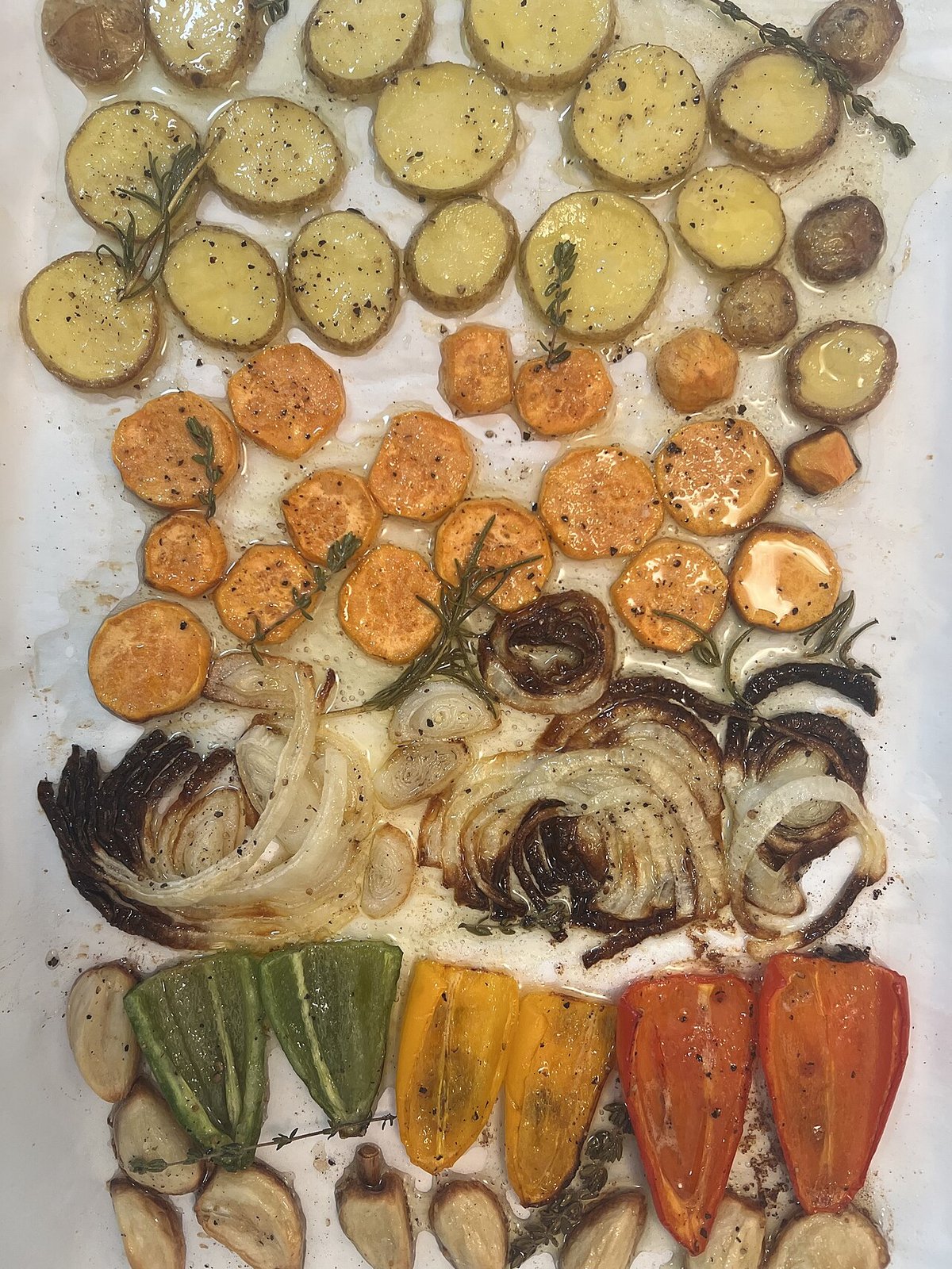 Verduras asadas en AirFryer