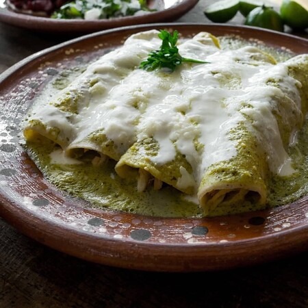 Enchiladas verdes