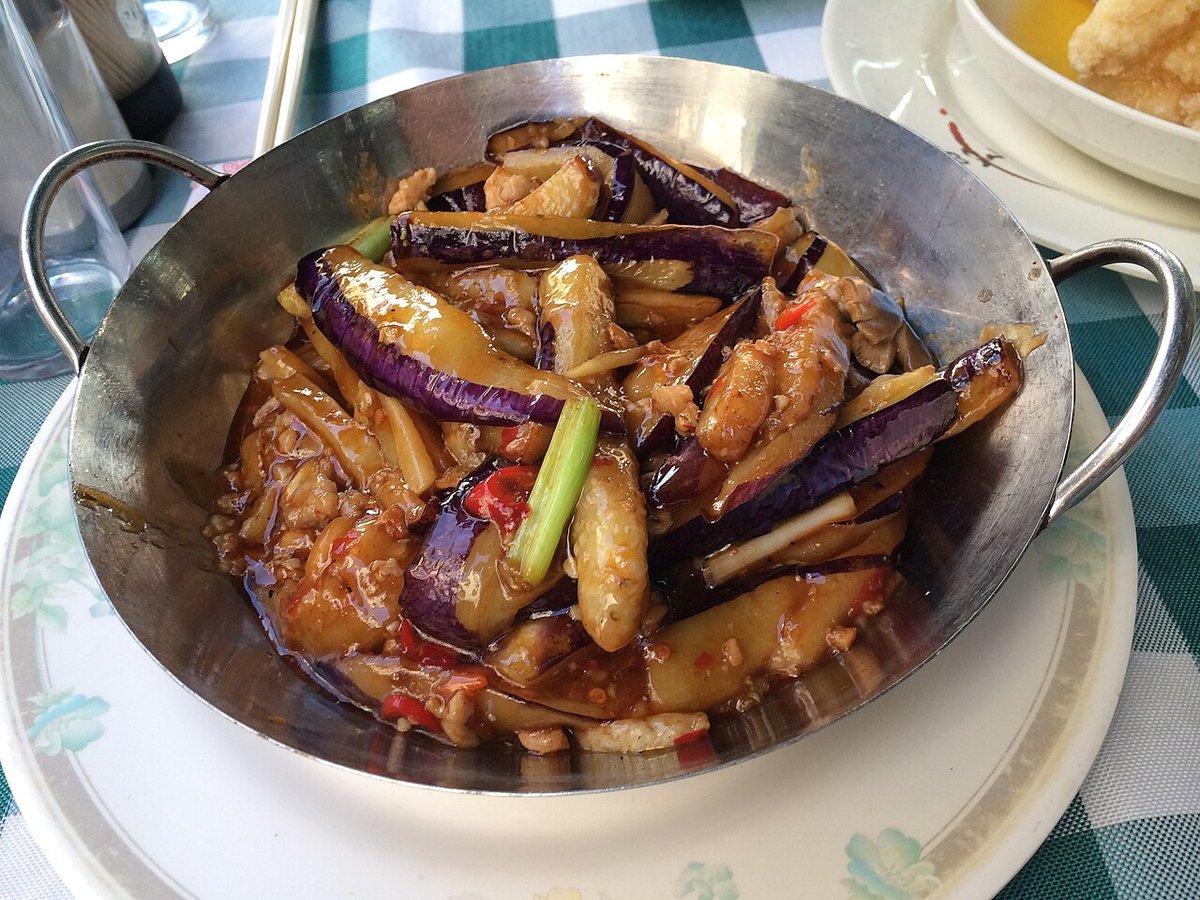 Berenjena estilo sichuán