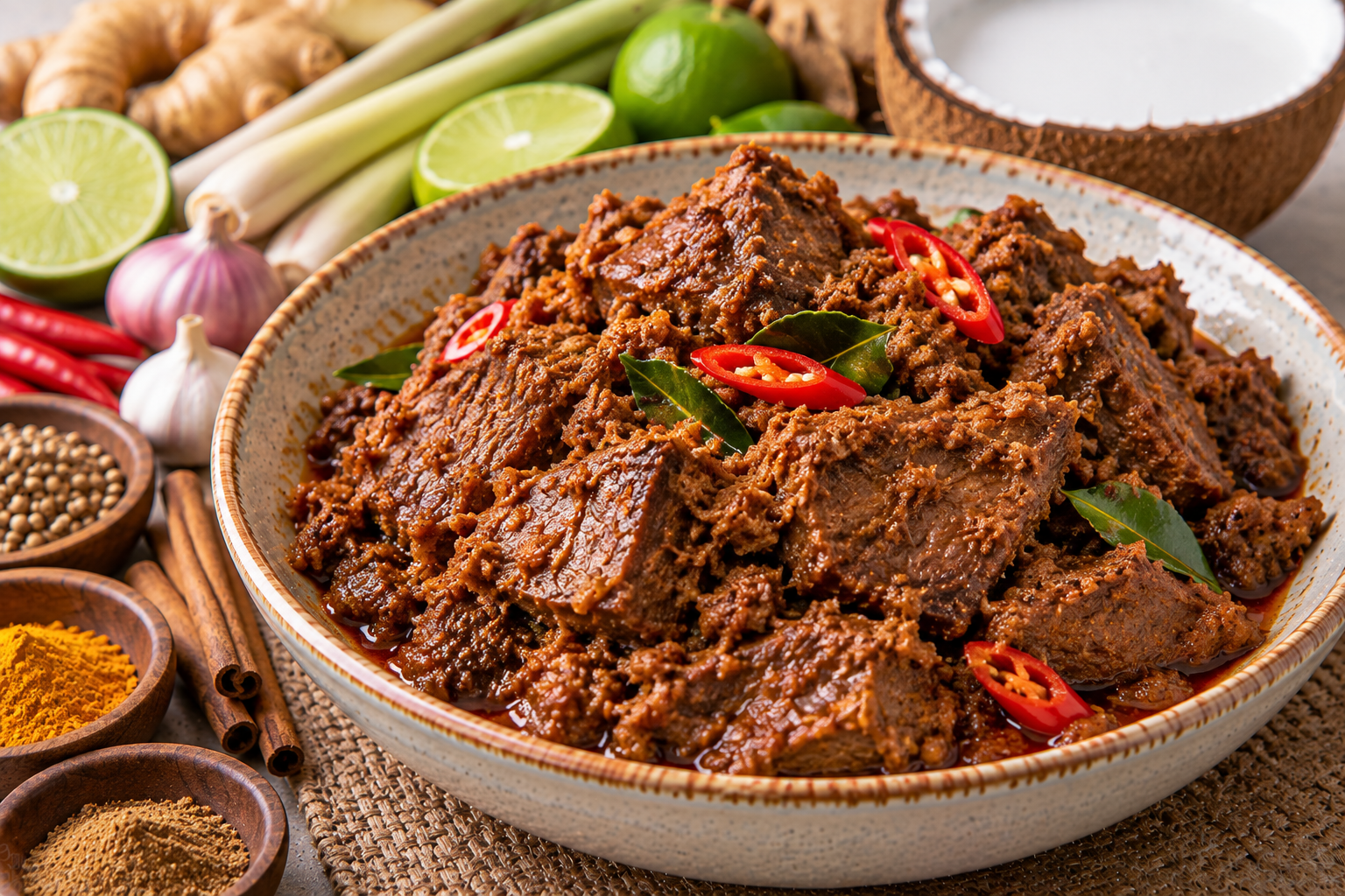 Rendang de ternera