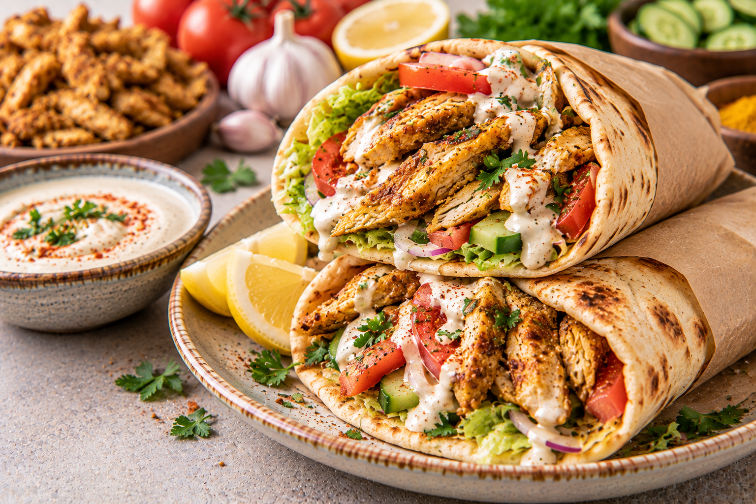 Shawarma de pollo