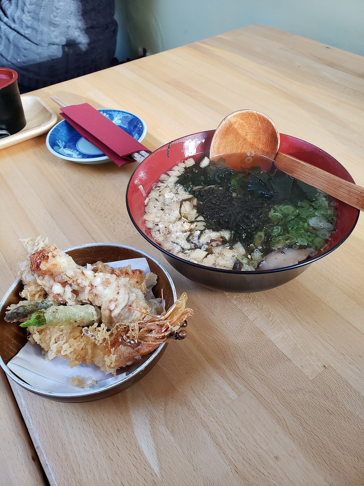Soba con tempura